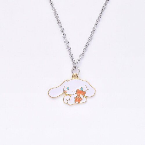 Подвеска Inna Voropaeva jewelry, белый sanrio kuromi cinnamoroll kawaii летнее новое креативное сшитое светоотражающее женское ожерелье хип хоп кулон подарок для девушки