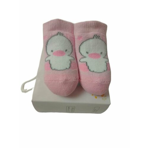 фото Носки ovs носки, размер 0-3м, белый, розовый