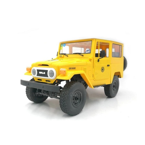 Радиоуправляемая машина WPL японский внедорожник FJ40 желтая 4WD 24G 116 RTR 5970₽