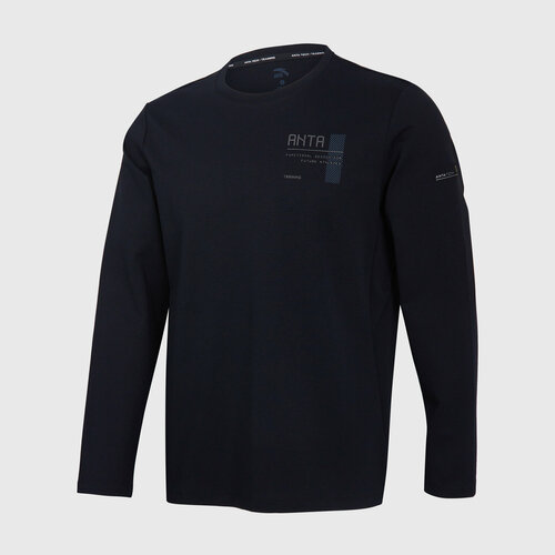 фото Лонгслив anta, размер xxl, черный