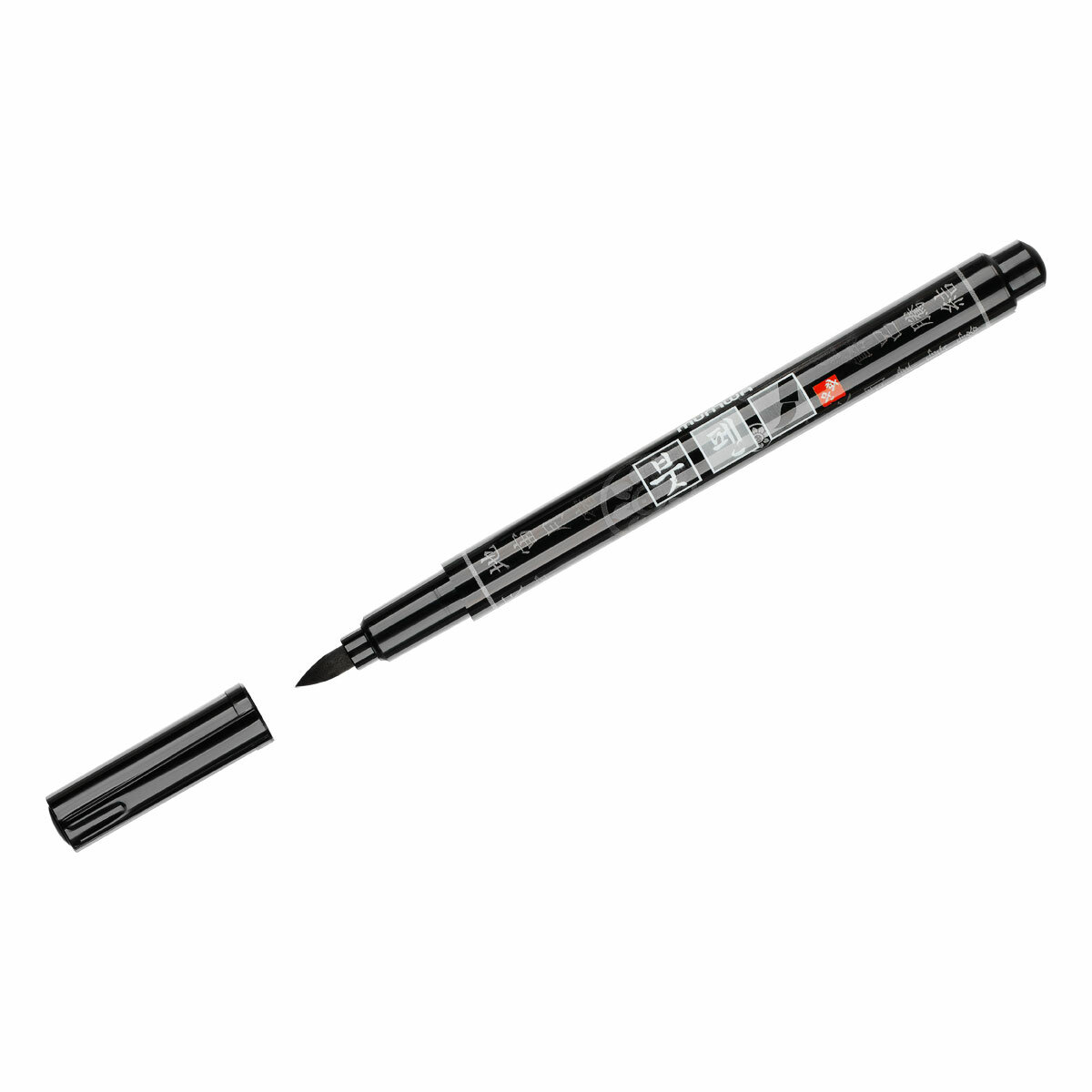 Ручка капиллярная (брашпен) Munhwa "Sign pen" черная, 3 штуки