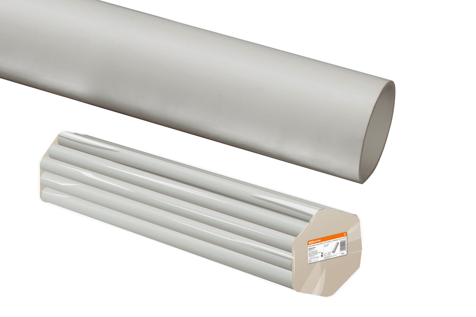 фото Труба гладкая жесткая ПВХ d 25 3м. (111 м) TDM