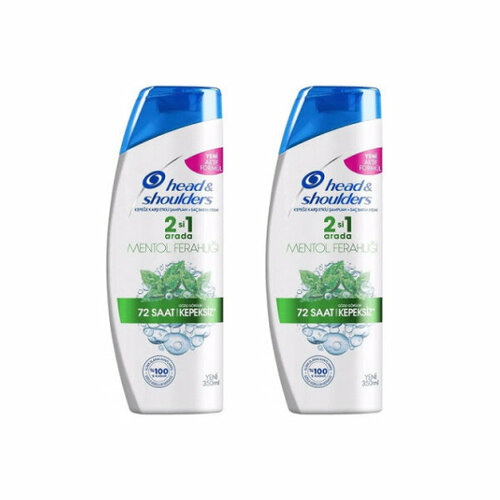 Шампунь Head&Shoulders 2в1 Ментол, 350 мл х 2 шт