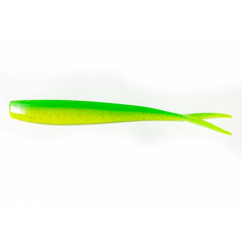 Крупная силиконовая приманка для рыбалки Pike Slag 21,5 см (свимбейт/ джеркбейт), Green-Lime/ Зеленый-Шартрез, 1 шт.