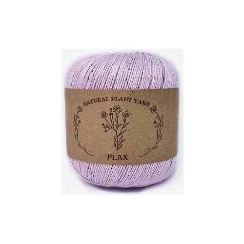 WOOL SEA FLAX 180 (светлая сирень). Состав: лен 100%. Метраж: 50гр/200м. Количество 1 шт.