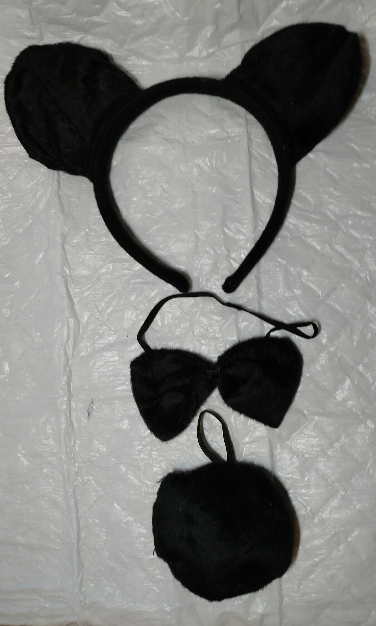 Чёрная Мышка  костюм из 3-х предметов. Карнавал.