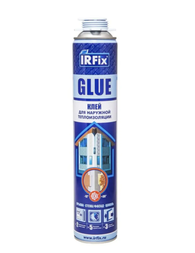 Клей пена всесезонная IRFix GLUE для теплоизоляции 1шт