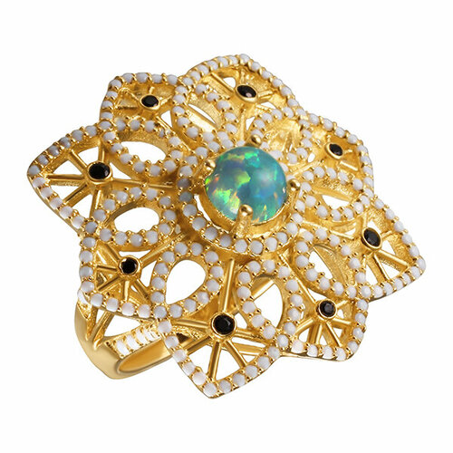 фото Кольцо element47, серебро, 925 проба, размер 17