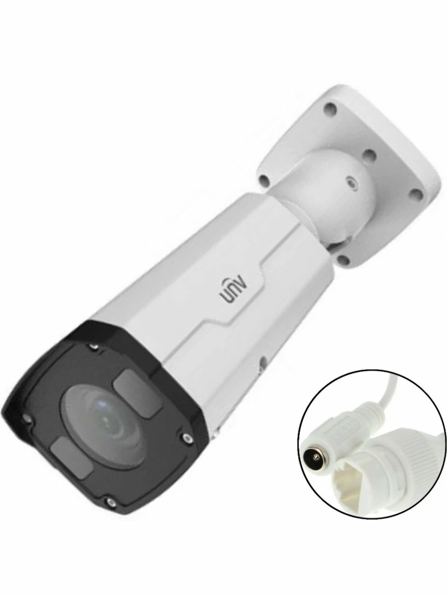 Видеокамера IP UNV Ростелеком , 1080p, 2.8 - 12 мм, белый - фото №2