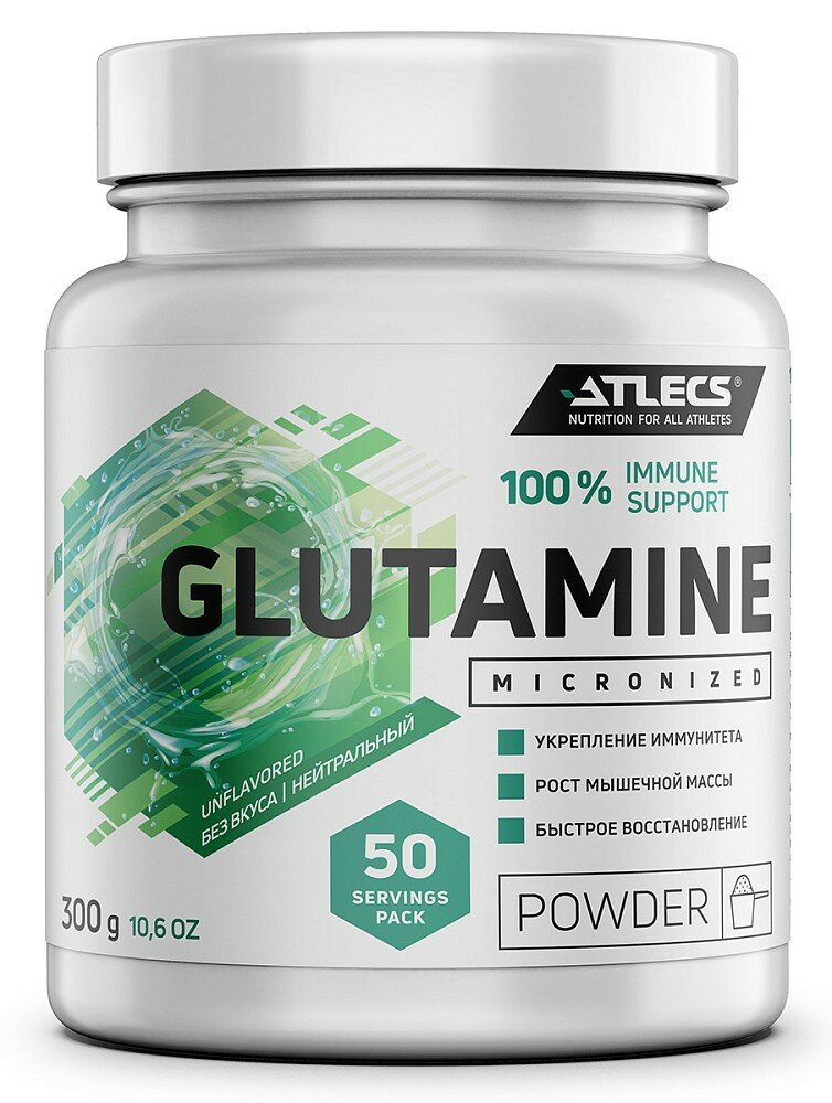 Atlecs Glutamine, 300 гр. (300 гр.)