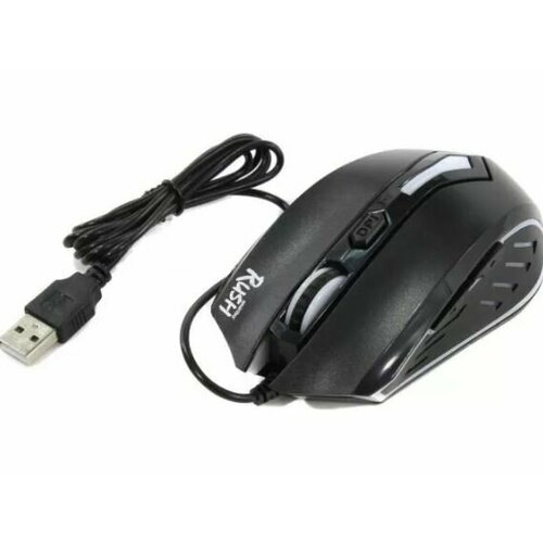 Мышь проводная игровая Smartbuy 712 RUSH USB черная с подсветкой SBK-712G-K100 67000₽