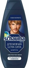 Шампунь для всех типов волос мужской SCHAUMA Men Ultra Сила, 360мл, Россия, 360 мл