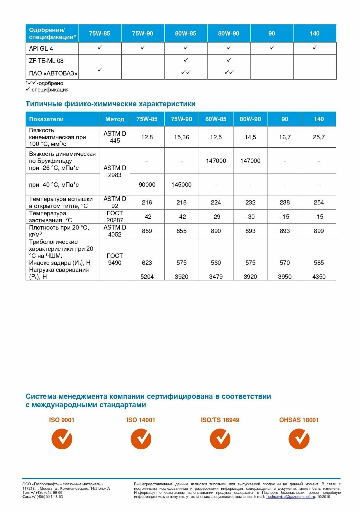 Масло трансмиссионное синтетическое GAZPROMNEFT , 80W-90, 20л - фото №13