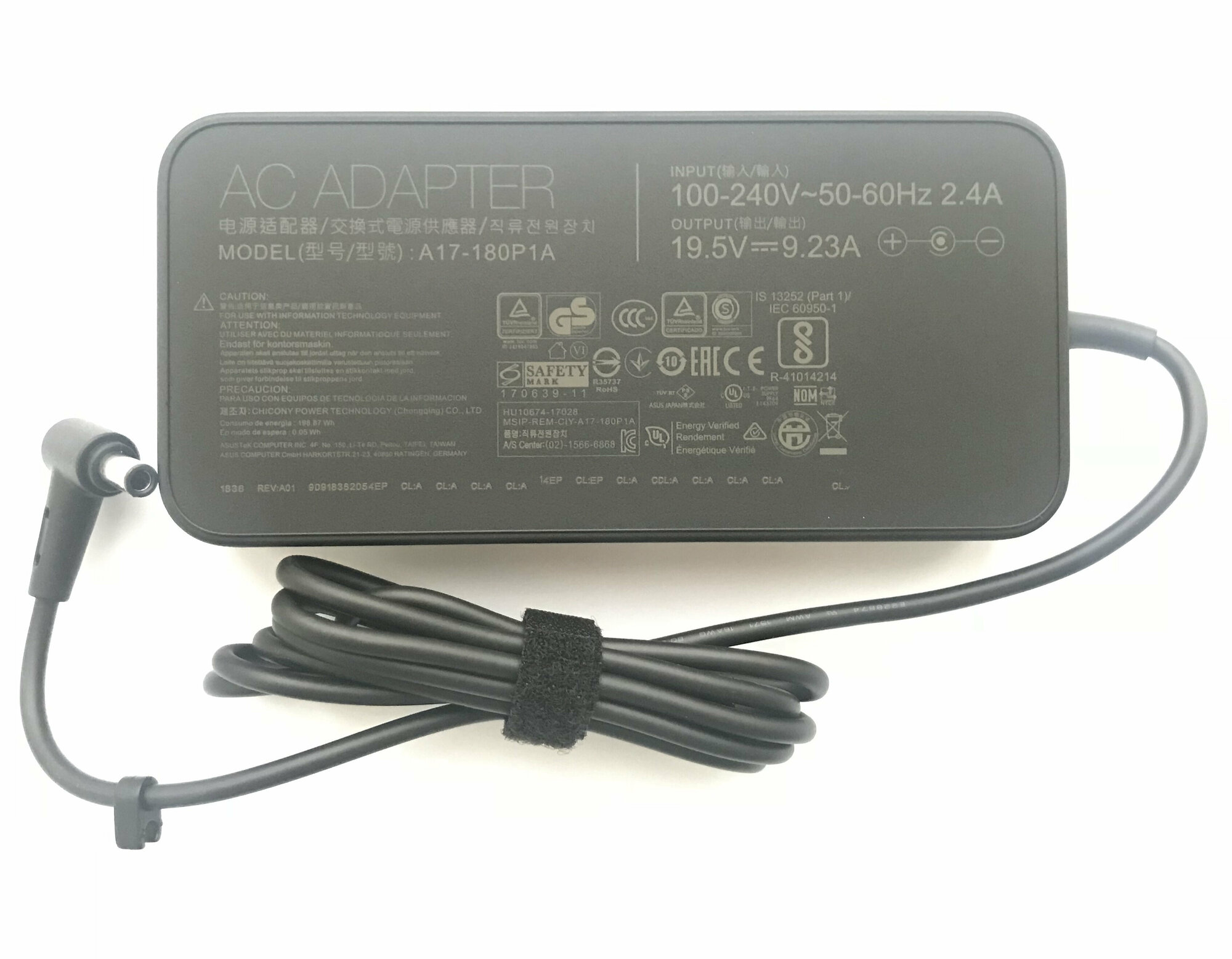 Адаптер блок питания для ноутбука Asus ROG Zephyrus GM501G GL703G GX531G GL504G GU501G 19.5V-9.23A 180W