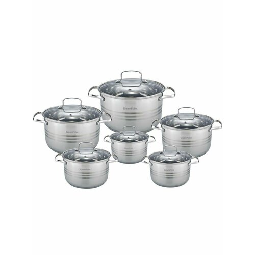 Набор посуды 12 предметов GreenPoint GP-2122
