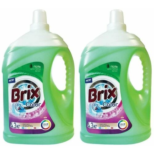 ROMAX Гель для стирки цветного белья Brix Color, 4.3 кг, 2 шт