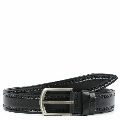 фото Ремень fabretti, размер 125, черный