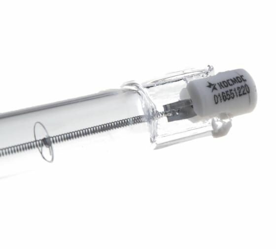 Лампа галогенная J254 1500Вт линейная R7s 3000К 240В LKsmJ254230V1500W КОСМОС - фото №6