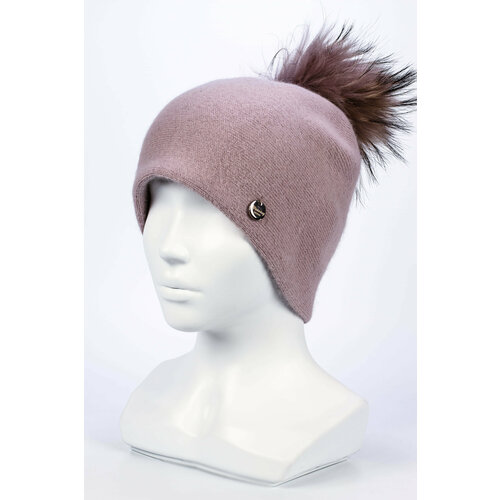 фото Шапка weaving design, размер uni, розовый