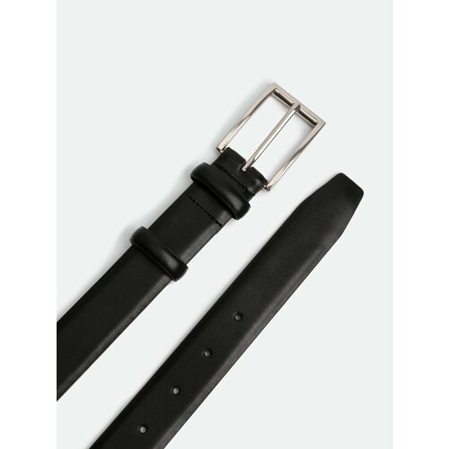 фото Ремень ruscelli, размер 120, черный