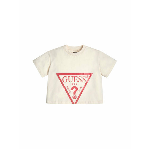 Футболка GUESS, размер 16, экрю