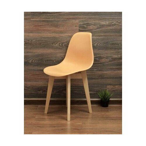 Стул Сашш натур /персиковый