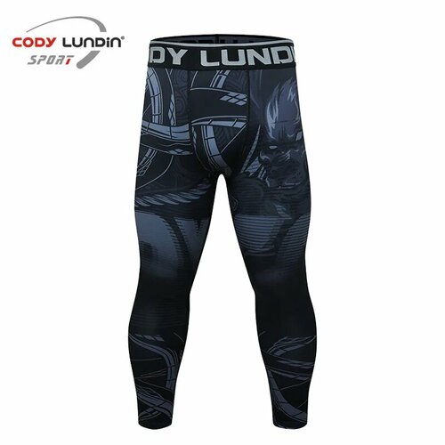 Тайтсы CODY LUNDIN, размер XXL, черный