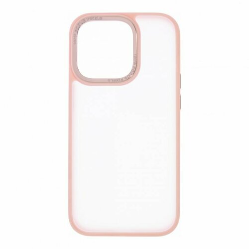Силиконовый чехол Hoco Golden shield для Apple iPhone 14 Pro, розовый силиконовый чехол для apple iphone 11 pro розовый