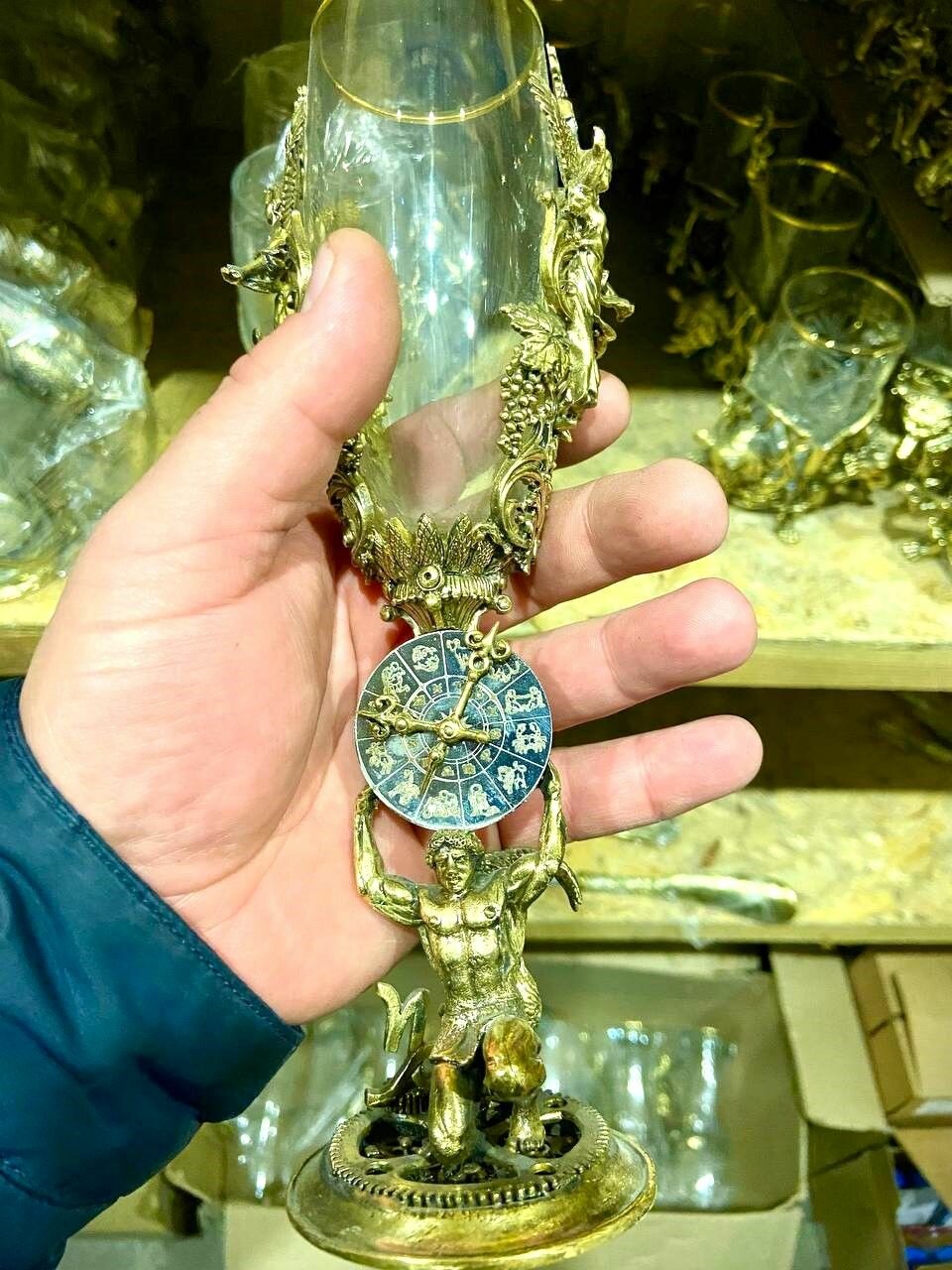 Бокал  Знак зодиака Козерог  от бренда  Мастерская Русич 