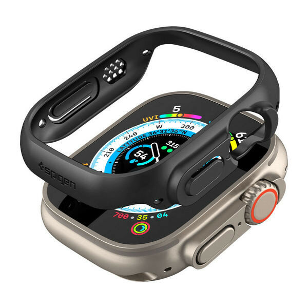 Чехол SPIGEN для Apple Watch Ultra (49 mm) - Thin Fit 360 - Черный - ACS05558 — фото 15