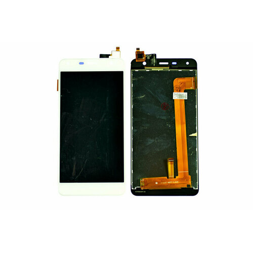 Дисплей (LCD) для FLY FS517/FS528+Touchscreen white тачскрин для fly fs528 fs517 memory plus черный