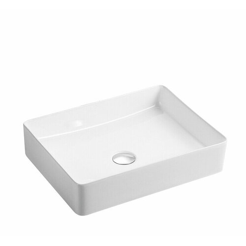 Раковина для ванной D&K Berlin DT1431216 белый раковина comforty 50x39 см накладная прямоугольная светло серая матовая фарфор