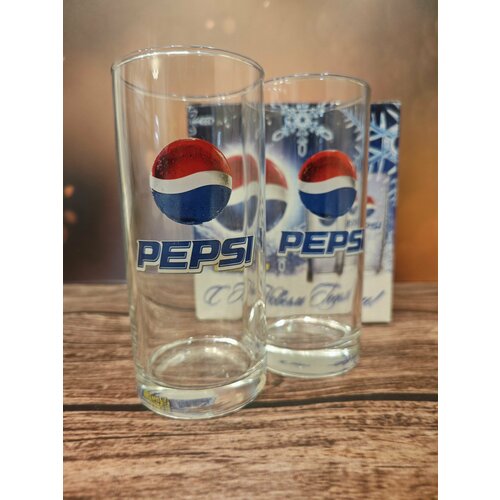 Праздничный набор бокалов Pepsi-Cola 2 штуки