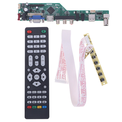 T. V53.03 Универсальный LCD TV контроллер плата драйвера ПК/VGA/HDMI/USB интерфейс