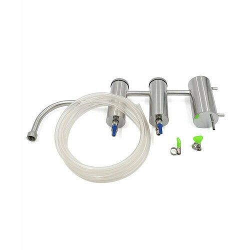 Дистиллятор без куба Практик с двумя сухопарниками 12 дюйма внутренняя резьба для самогонного аппарата 5990₽