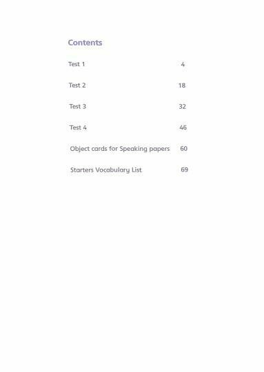 Cambridge English Qualifications Young Learners Practice Tests Pre A1 Starters Pack - фото №2