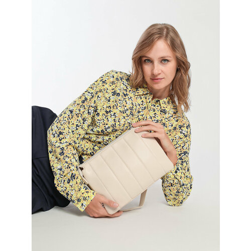 фото Сумка кросс-боди baden 23.2-7809012, фактура зернистая, бежевый