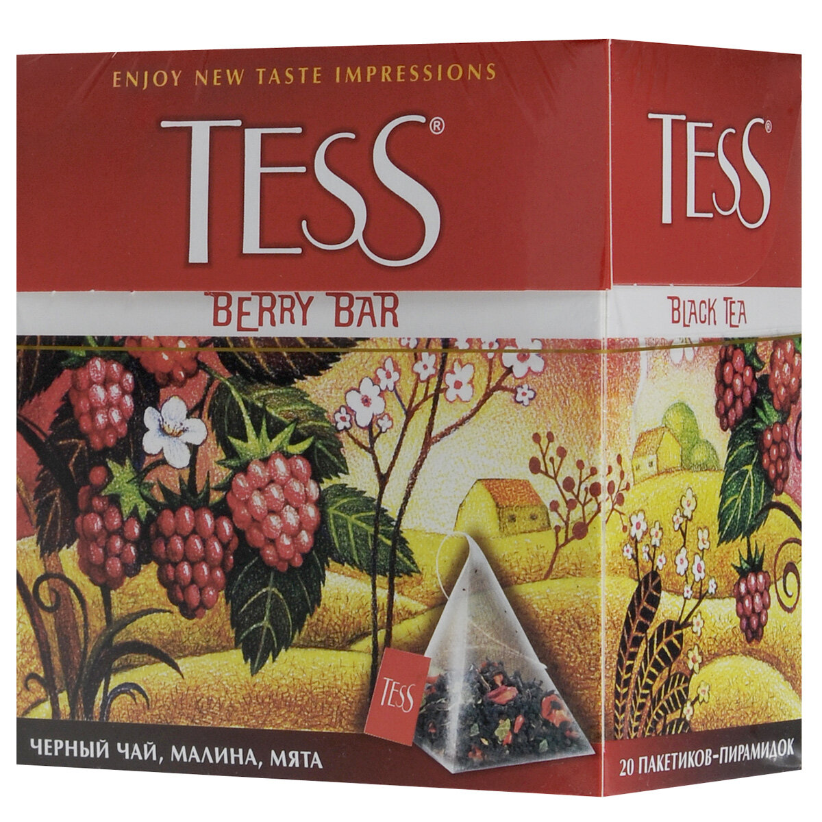 Чай черный Tess Berry Bar 20 пак - фото №7