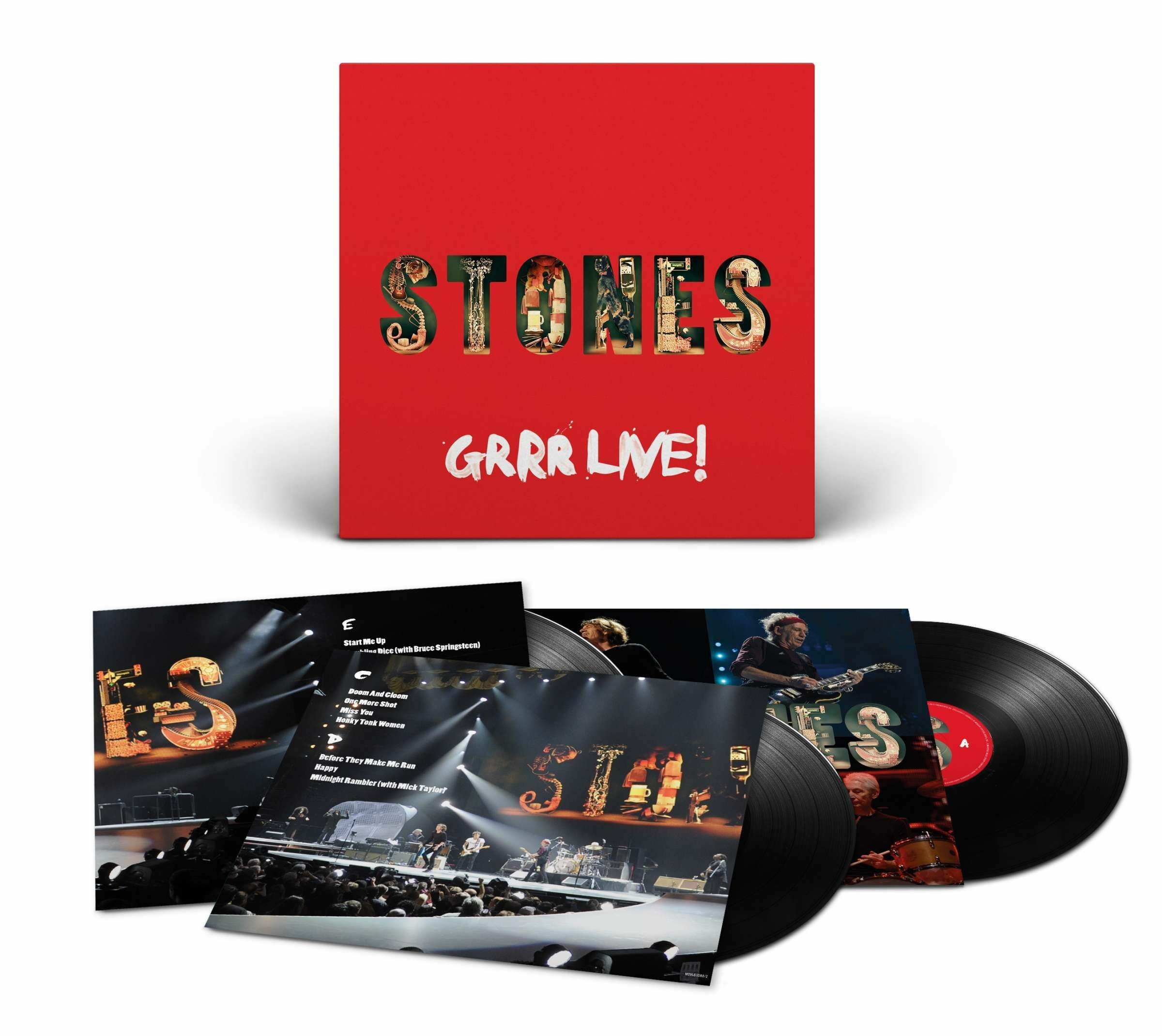 Виниловая пластинка The Rolling Stones - GRRR Live! (Live At Newark 2012) (180g) (3 LP)