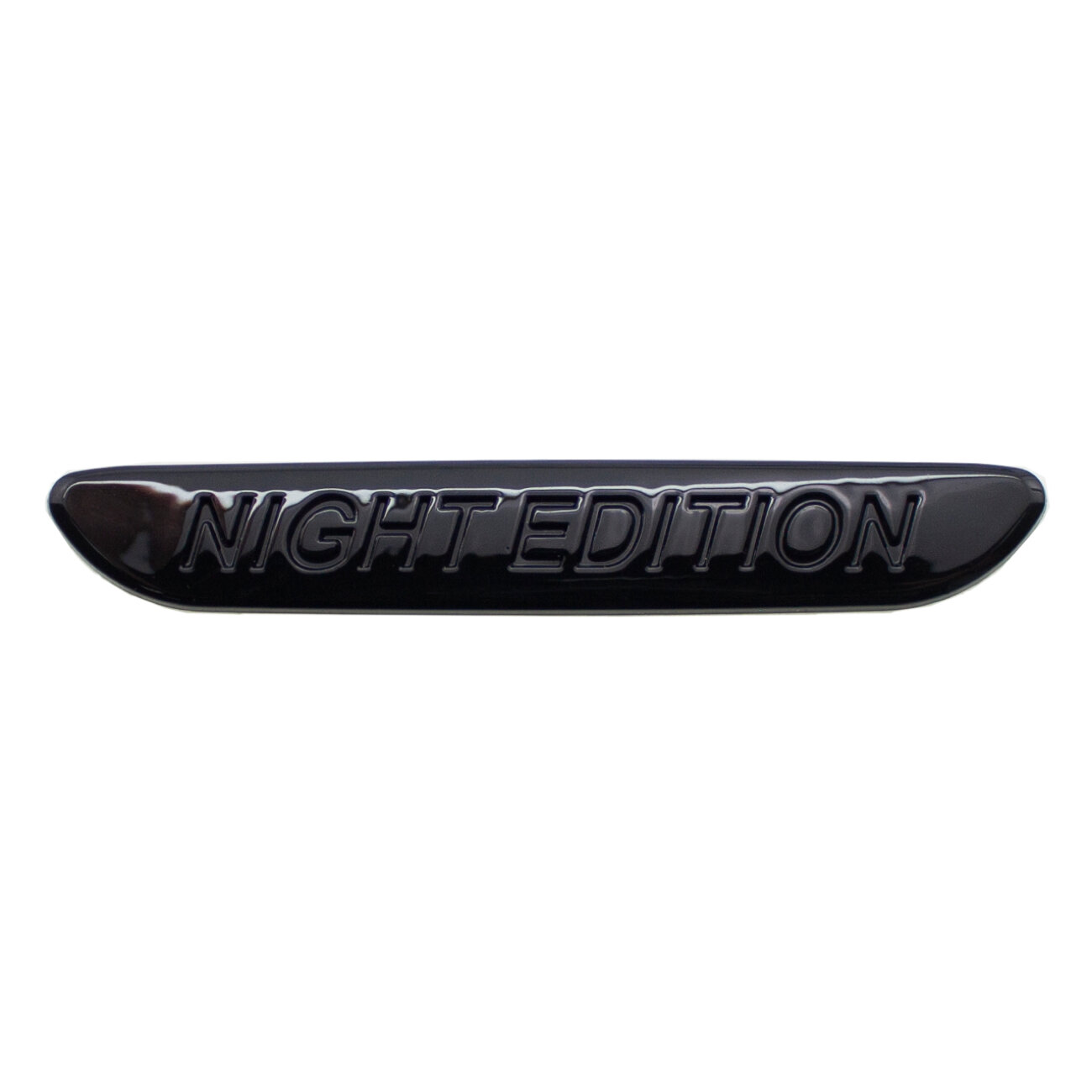 Эмблема на крыло для Mercedes-Benz Nigth Edition черный глянец