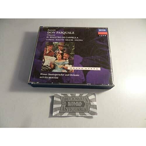 AUDIO CD Donizetti: Don Pasquale. Fernando Corena, Juan Oncina, Graziella Scuittu, Tom Krause компакт диски rca red seal roberto abbado don pasquale 2cd