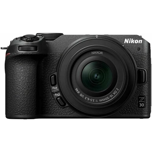 Зеркальный фотоаппарат Nikon Z 30 Kit Z 16-50 VR DX kit NIKKOR Z DX 16-50mm f35-63 VR черный 11818200₽