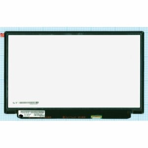 Матрица для ноутбука 13.3", 1920x1080, LED, 30 pins EDP, SLIM, уши вверх/вниз Матовая IPS LP133WF2