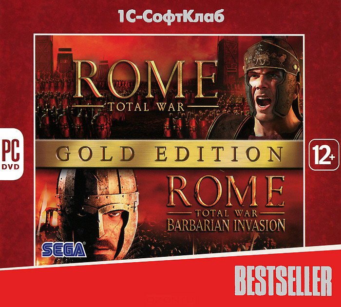 Игра для компьютера: Rome Total War. Gold Edition. Серия Bestseller (Jewel диск)