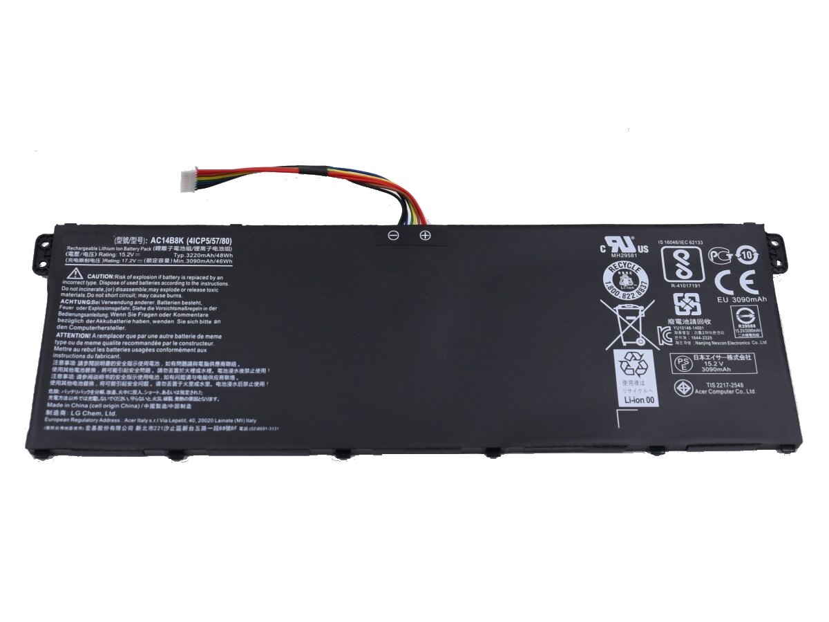 Аккумулятор для Acer Aspire R3-131T-C81R 48 Wh ноутбука акб