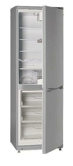 Холодильник ATLANT ХМ-6024-080, серебристый, 195x60x63 см, 367 л, 2 компрессора, 4 полки