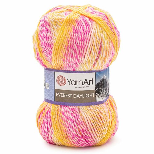 пряжа для вязания yarnart everest daylight 200гр 610м 100% акрил 6032 меланж 3 мотка Пряжа для вязания YarnArt 'Everest daylight' 200гр 610м (100% акрил) (6032 меланж), 3 мотка