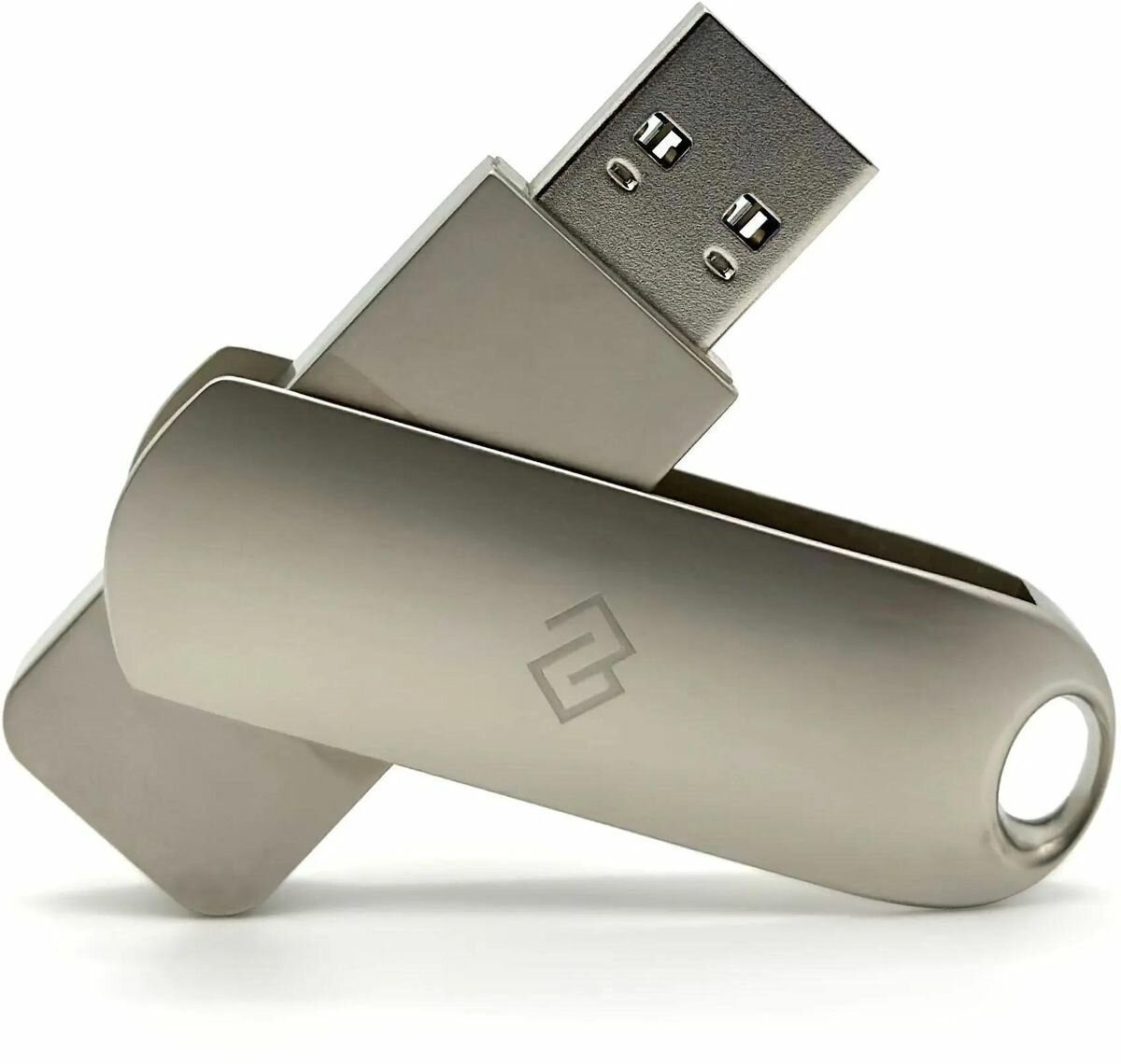 Флешка USB Digma DRIVE3 128ГБ, USB3.0, серебристый [dgfum128a30sr]