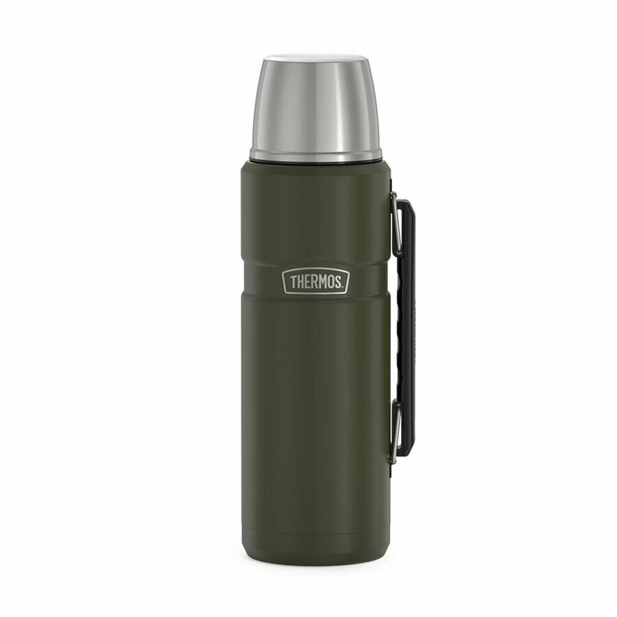 Термос для напитков Thermos SK-2010 MAG (1,2 литра), серия King, зелёный "Army Green"