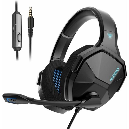 Игровые проводные наушники гарантия 1 ГОД накладные компьютерная гарнитура для PS4 ПК Xbox One PS5 наушники с шумоподавлением и микрофоном с мягкой памятью Tenko 1 шт 9490₽